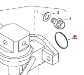 Northern Lights R123273 - O-RING,FUEL LIFT PUMP MTG