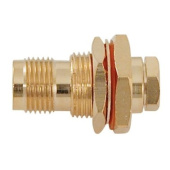 Euromarine Connector TNC Female - Gold-Plated 24-Carat Gold