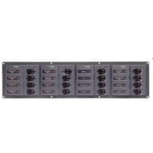 BEP 904NMH - Circuit Breaker Panel 16-Way 12v Horizontal