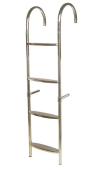 Boat Ladder 4 Steps Foldable SS304