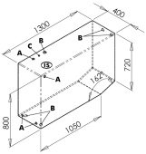 Osculati 52.173.03 - Tank For Drinkable Water 390 l Right