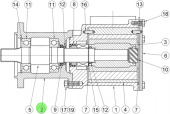 Jabsco 17906-0000 - Bearing Housing Kit