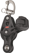 Ronstan RF64523 Series 60 Core Block, Fiddle with Cleat and Snap Shackle