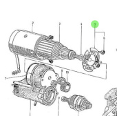 Nanni Diesel 970303989 - Starter Brush Holder for HE and TDI Engines