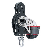 Harken HK2675 Carbo 57 mm Fiddle Ratchet Block with Swivel, Cam Cleat