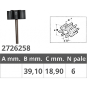 Finnord Jabsco Impeller 17255-0003