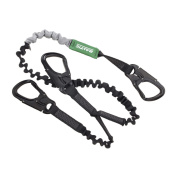 Baltic 0133 - Supreme Elastic Safety Line 3 Hooks 2 m