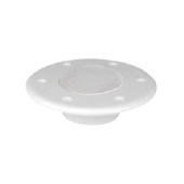 Nuova Rade 43261 - Table Bottom Plate, Flushmount, Ø190mm-Η.10mm, White