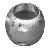 Tecnoseal Zinc Shaft Rounded Anode Ø90