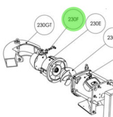 Alamarin Jet 230F - Steering Nozzle for Jet-230 Water Jets