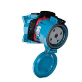 Marechal 3164013 - DS6 Socket F+Switch Blue Plastic IP66/67 3P+E 63A-90A 440V AC