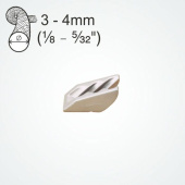 Clamcleat CL716 Very Small Alloy Insert Cleat for 3–4 mm Rope