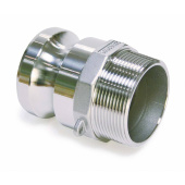 Kamlok Male Part F, Stainless Steel 1.1/2" Outside Thread