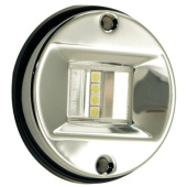 Euromarine White Stern Light 135° - ø76mm - Stainless Steel