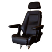 Recaro Helmsman's Seat Atlantic Fabric Black, Seat Not Extending