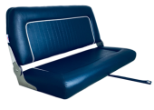 Allpa Folding Bench 'Coach De Luxe Twin', Navy; Dim. 51x94x44cm