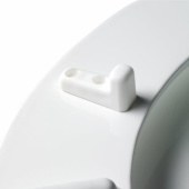 RM69 521.1 Seat Saver for Standard Size Toilet, White Plastic