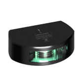 Lopolight 301-006-B-GREEN - Navigation Light 2NM 135° Green Follow-Me Stern, Black Anodized