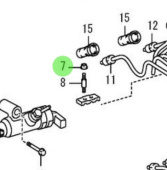 Nanni Diesel 970316168 - Flange Nut for Injection and Fuel Pump Assembly