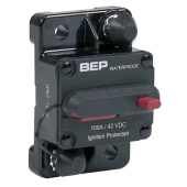BEP Marine 185100F/DSP - Circuit Breaker HD 100A Switchable Reset Surface Mount