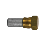 Tecnoseal 06002TMG - ZF Pencil Anode Ø10 L.18 With Brass Plug 1/4''Bspt