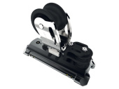 Lewmar 29442312BK - SZ2 TB Starboard/Port Car With Genoa Sheave and 2 Control Sheaves
