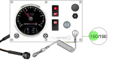 Steyr 2181435/0 - LED Instrument Panel Assembly 12 V With 7 m Harness