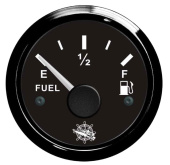 Osculati 27.320.00 - Fuel Level Gauge 10/190 ohm Black/Black