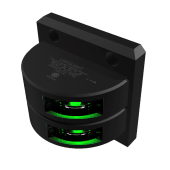 Lopolight 301-101ST-B-RPM - Navigation Light 3NM 112,5° Green, Double Starboard, Black, Dimmable