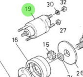 Nanni Diesel 970312485 - Starter Solenoid Switch for N3 and N4 Series Engines