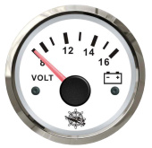 Osculati 27.322.14 - Voltmeter 8/16 V White/Glossy