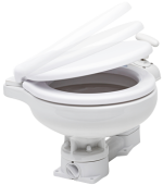 Allpa Space Saver Manual Marine Toilet, Inlet Ø19mm, Outlet Ø38mm, Weight 8kg (Soft-Close)