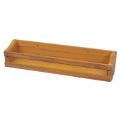 Teak Holdall Rack 35.5x6.4x7.5 cm