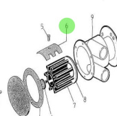 Nanni Diesel 970307485 - Sea Water Pump Cam for HE and N4 Engines