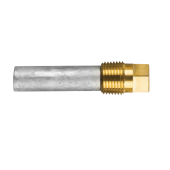 Tecnoseal 02000T - General Motors Pencil Anode Ø 16 L. 54 Complete With Brass Plug Th. 1/2''Bspt