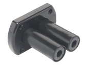 Ultraflex 41299P - Thru-Hull Kit Dual R8B Black