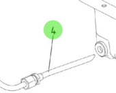 Nanni Diesel 970313196 - Oil Drain Pipe for N2.14 Engines