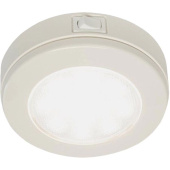 Hella Marine 2JA 980 828-002 EuroLED 115 Surface Light with White Rim (Daylight White) 10-33V