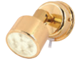 Hella Marine 2JA 980 771-221 - Ponui Warm White Light LED Reading Lamps with Switch 12V Gold Plated Brass