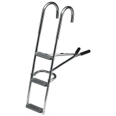 Plastimo 29392 - Bow ladder, 195 mm wide, 180° crooks