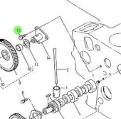 Nanni Diesel 970490508 - M6x14 Bolt for Camshaft and Engine Control Assemblies
