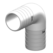 TruDesign Hose Connector 90° - 38 mm, White