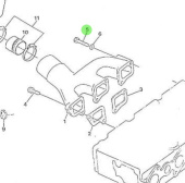 Nanni Diesel 970165105 - Intake Manifold Bolt for 3.90HE Engines
