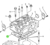 Nanni Diesel 970140916 - Cylinder Head Gasket for 2.40HE Engines