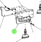 Nanni Diesel 95310324 - Mounting Bracket for Engine Mount Systems