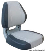Osculati 48.407.04 - Scirocco ergonomic seat light grey + dark grey