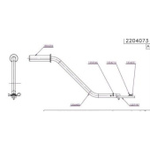 Lecomble & Schmitt 1206402 Tiller System On Engine Lever