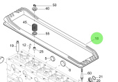 Steyr 2172766-0 - Frame Seal for 6-Cylinder Steyr Engines
