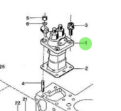 Nanni Diesel 970492120 - Fuel Injection Pump for 2.60HE Engines