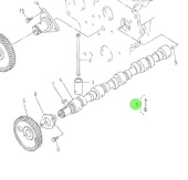 Nanni Diesel 970315072 - Camshaft Assembly for N4.50 Engines
